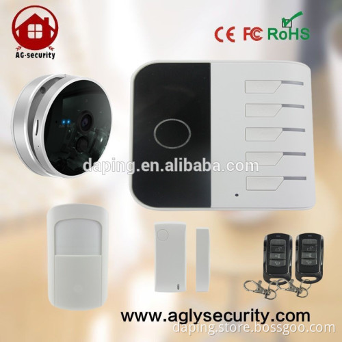 Dual Network WIFI&GSM alarm system phone control alarm system